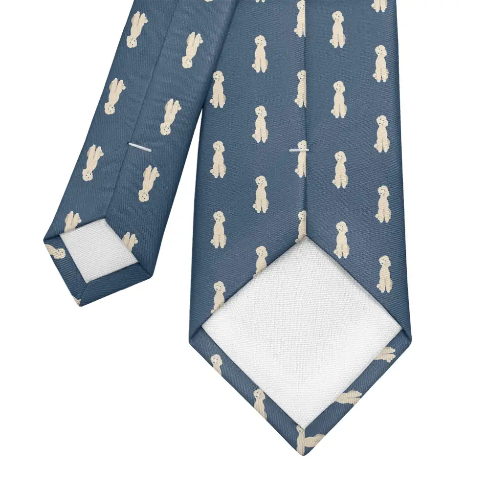 Poodle Dog Pattern Necktie