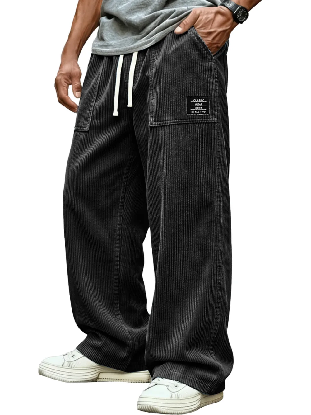 Clean Line Corduroy Utility Pocket Pants
