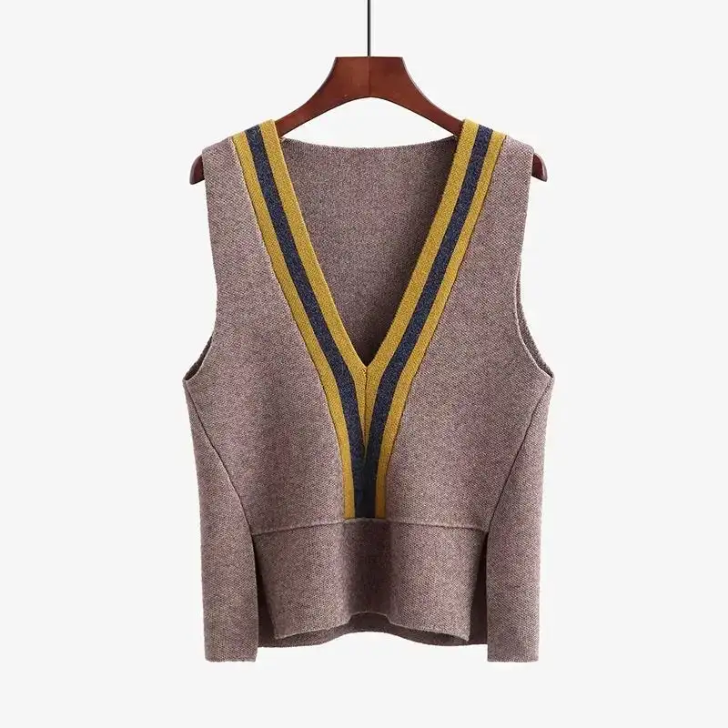 Chic Mustard Knit Vest