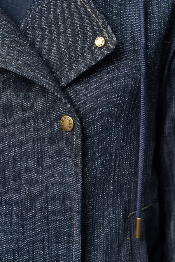 Hooded Denim Jacket