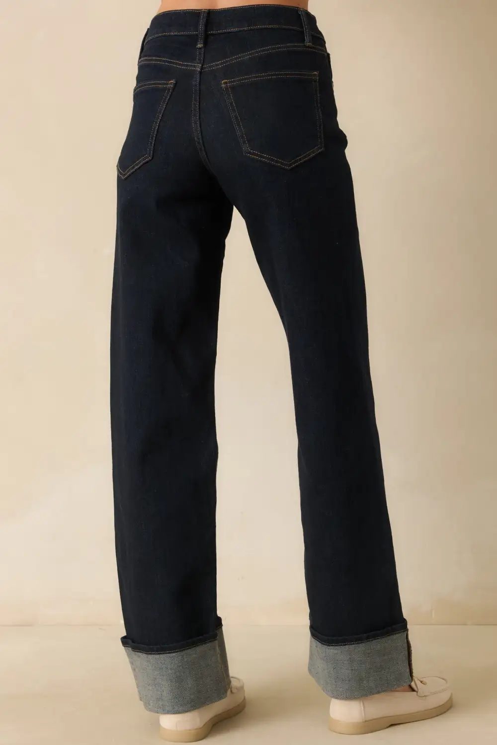 Intentions Dark Wash Wide Leg Jeans