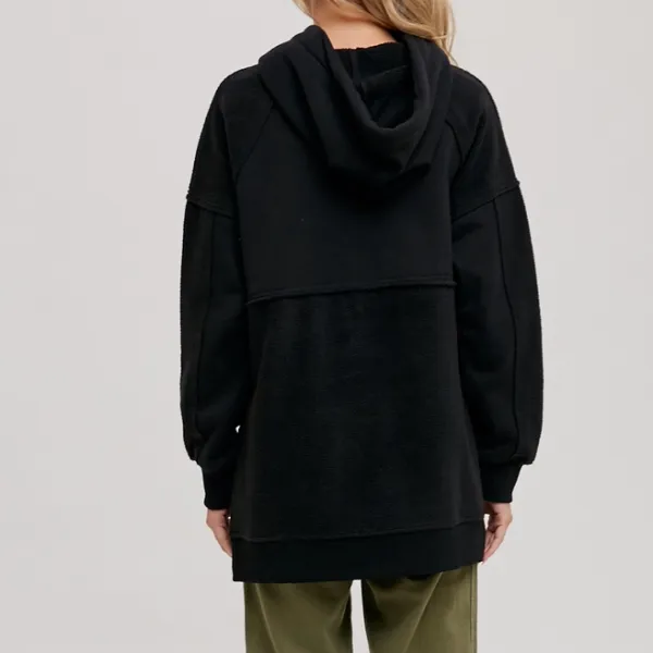 Cozy Fleece Hoodie Tunic