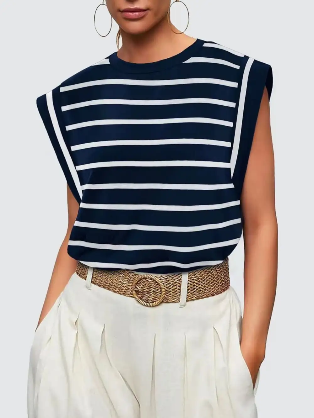 Casual Round Neck Tank