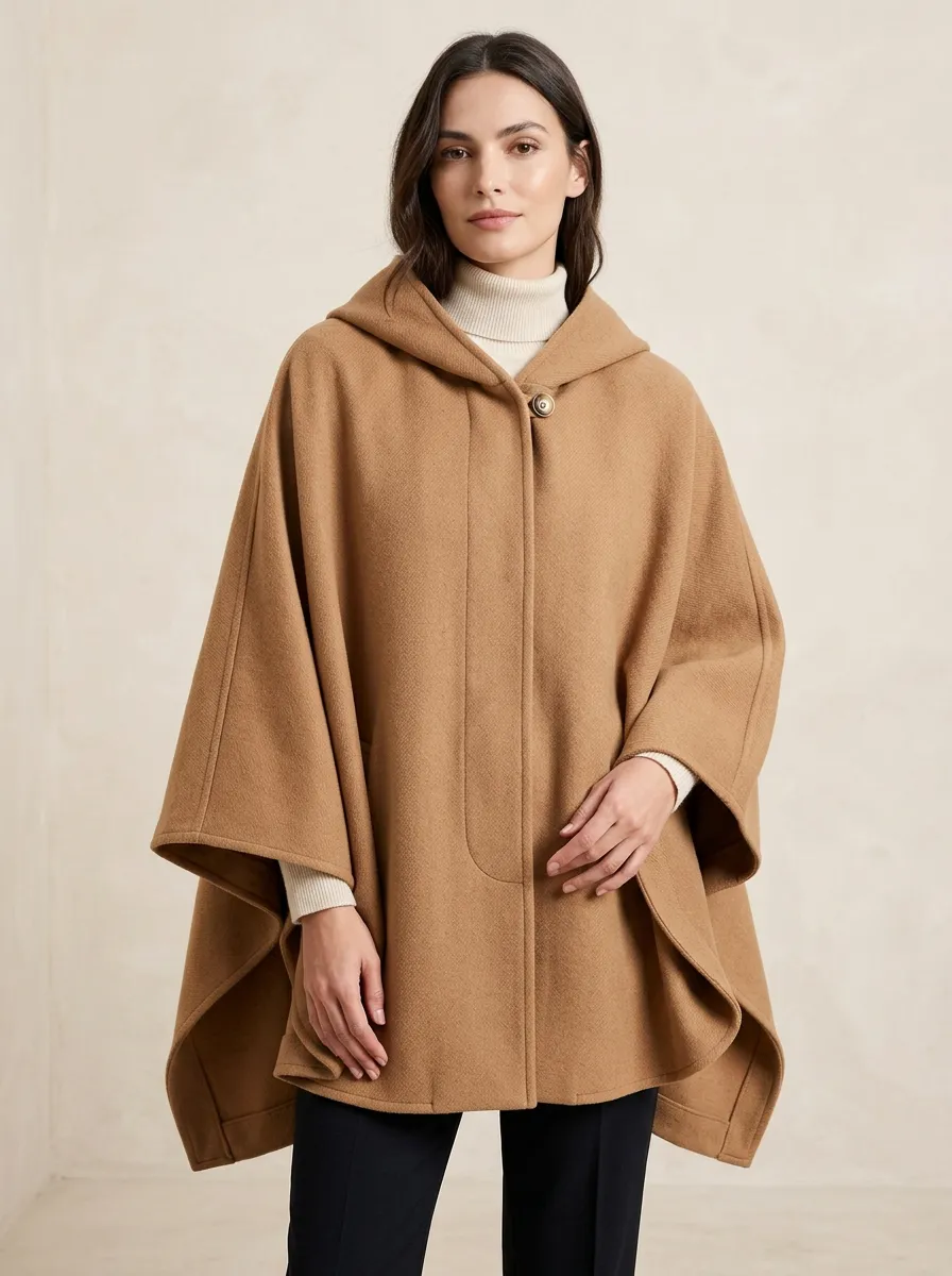 Elegant Refined Women's Cape Poncho