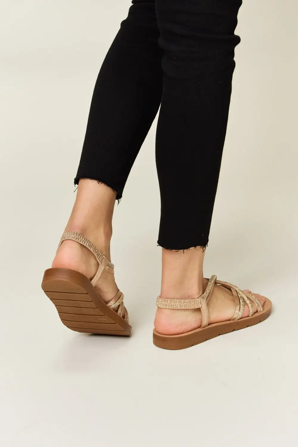 Flats Rhinestone Sandals