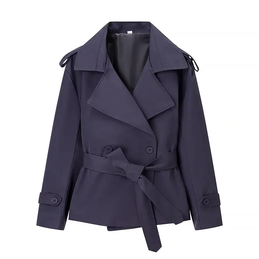 Polished Belted Trench Coat