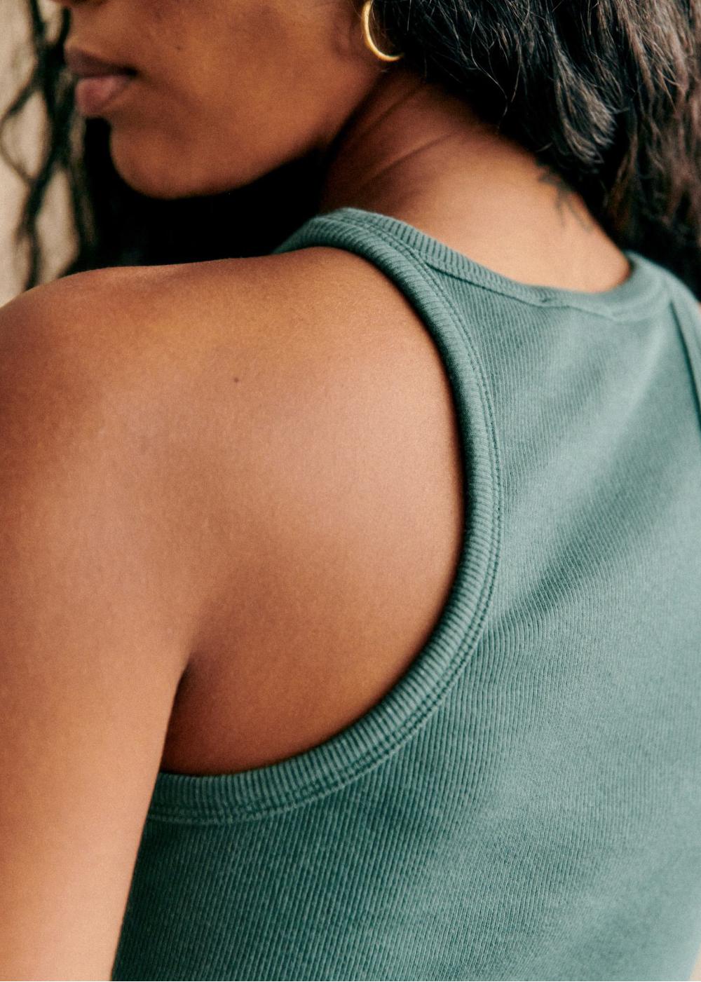 Organic Cotton Cropped Vest Top