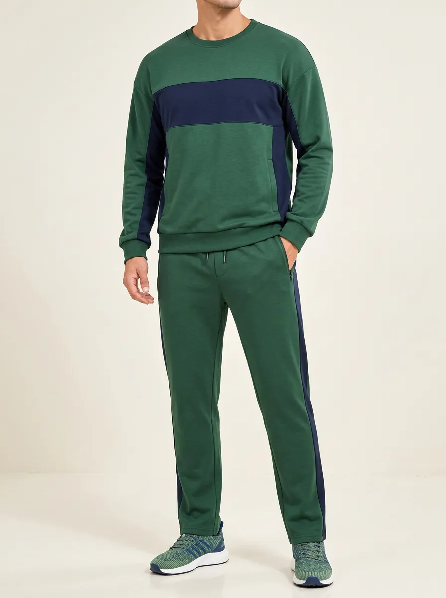 Men's Modern Colorblock Tracksuit