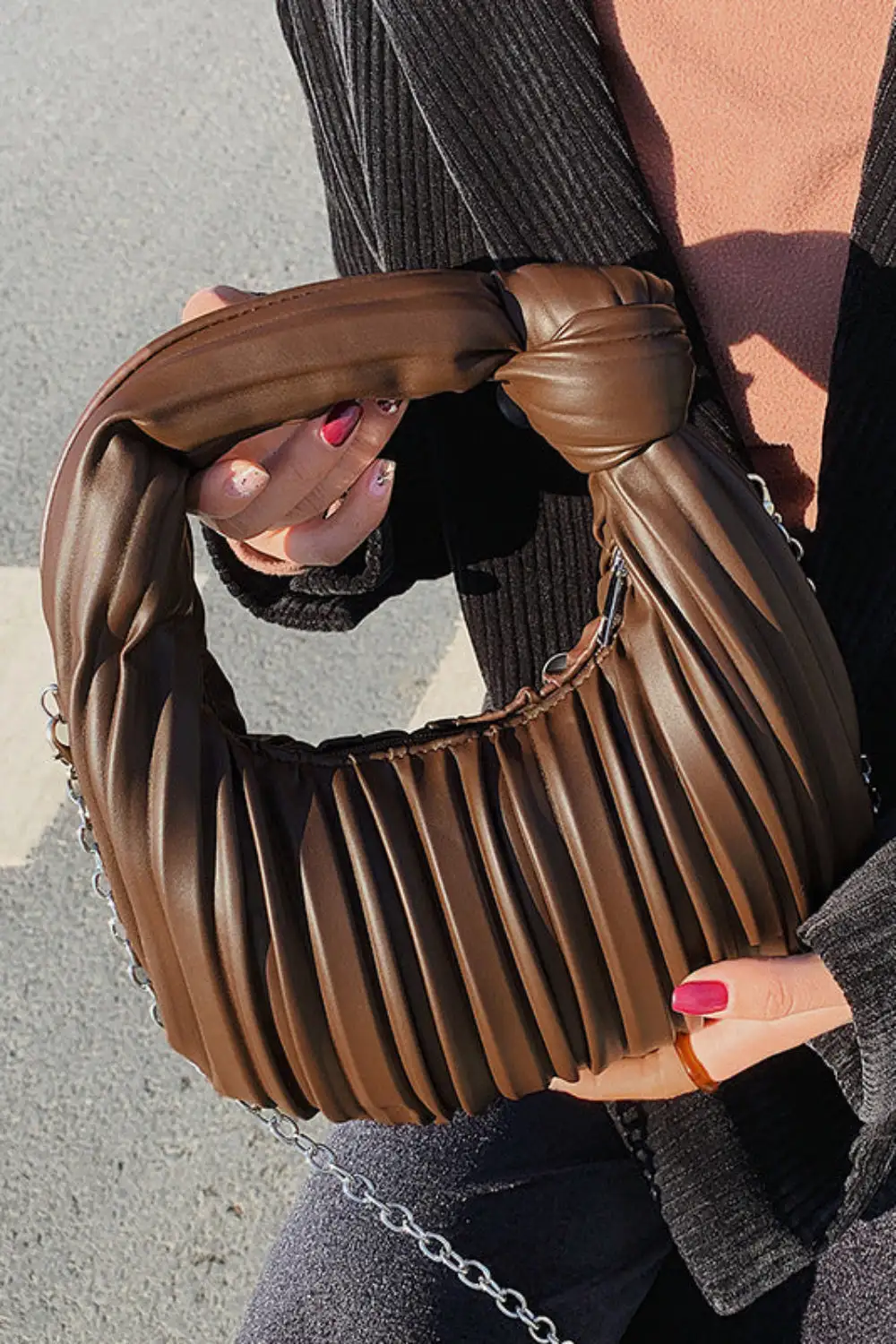 Japanese Korean-Inspired Small Crescent Shoulder Bag Soft