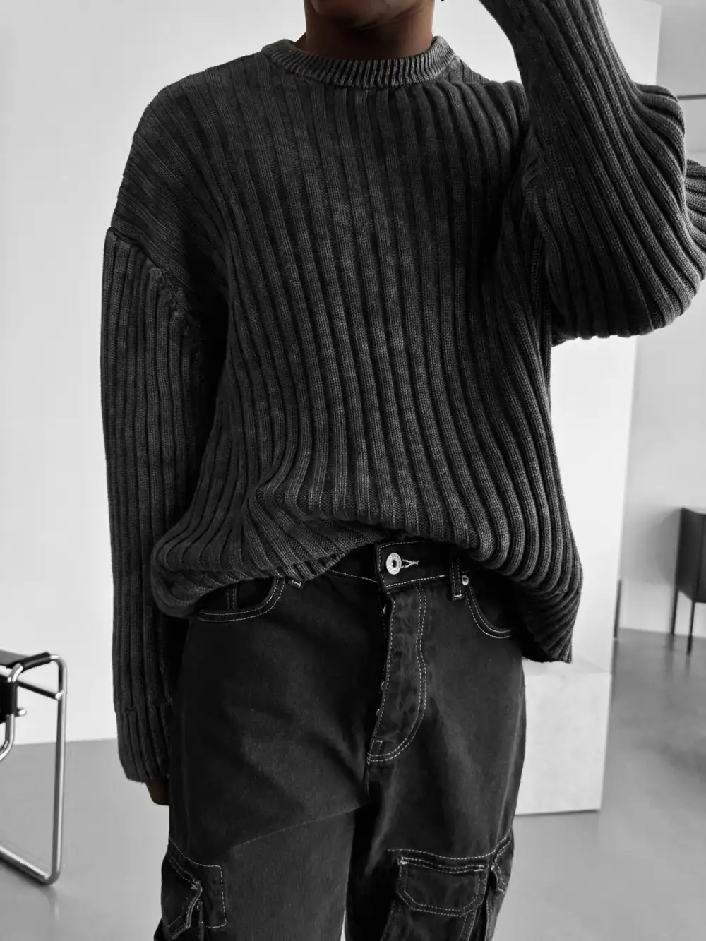 Easygoing Relaxed Washed Sweater