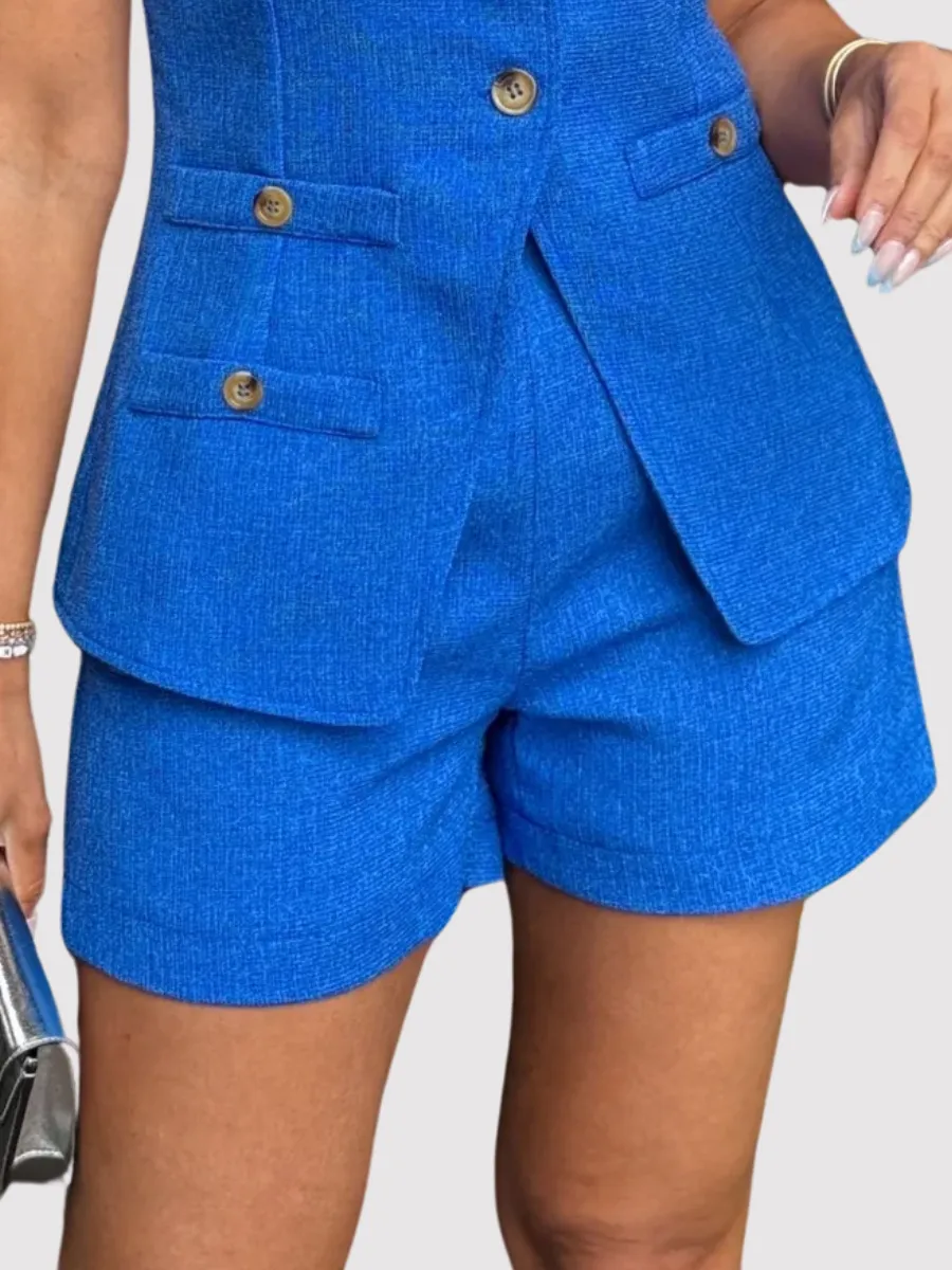 Pocketed Casual Shorts
