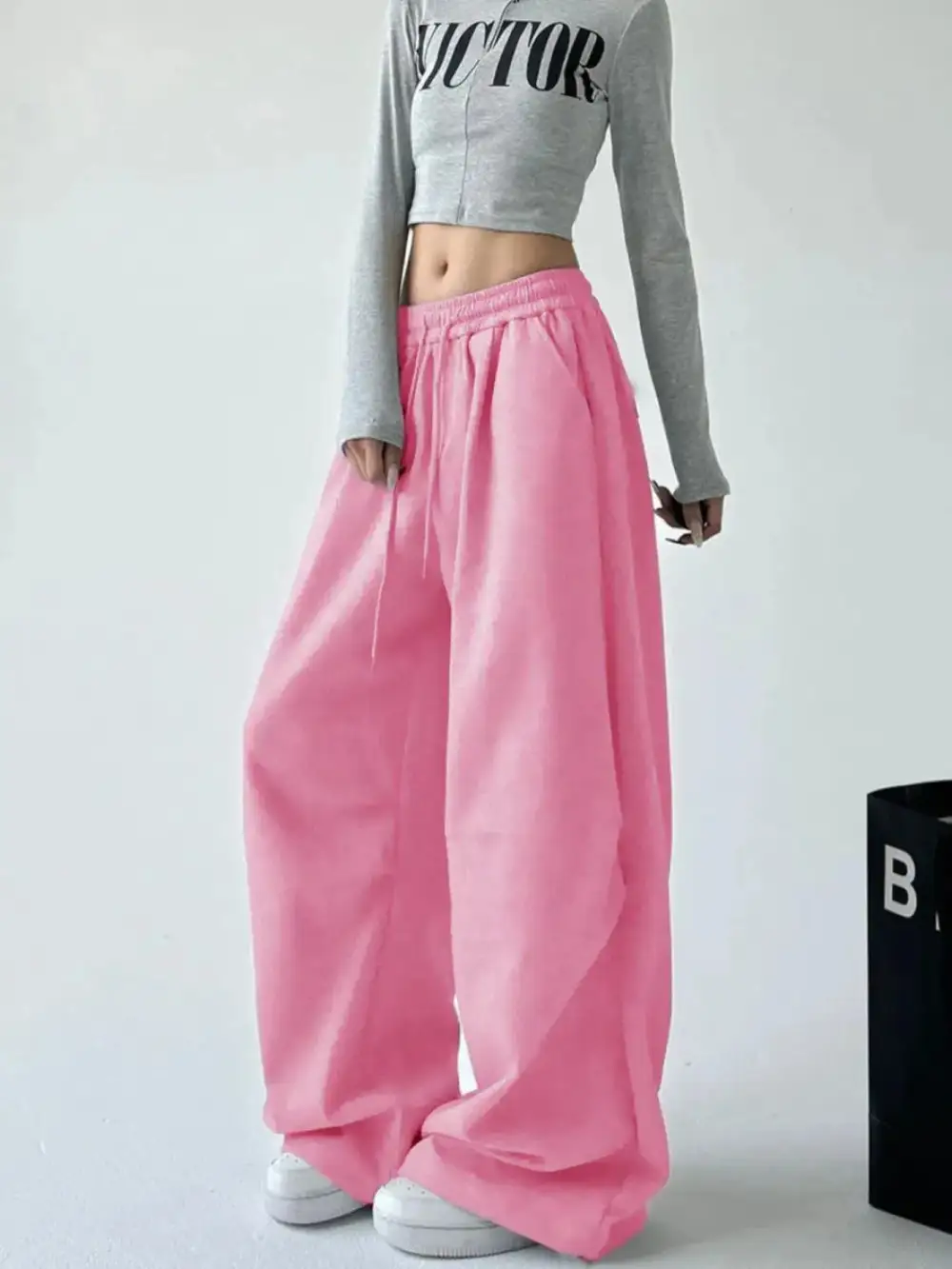 Wide Leg Modern Trousers