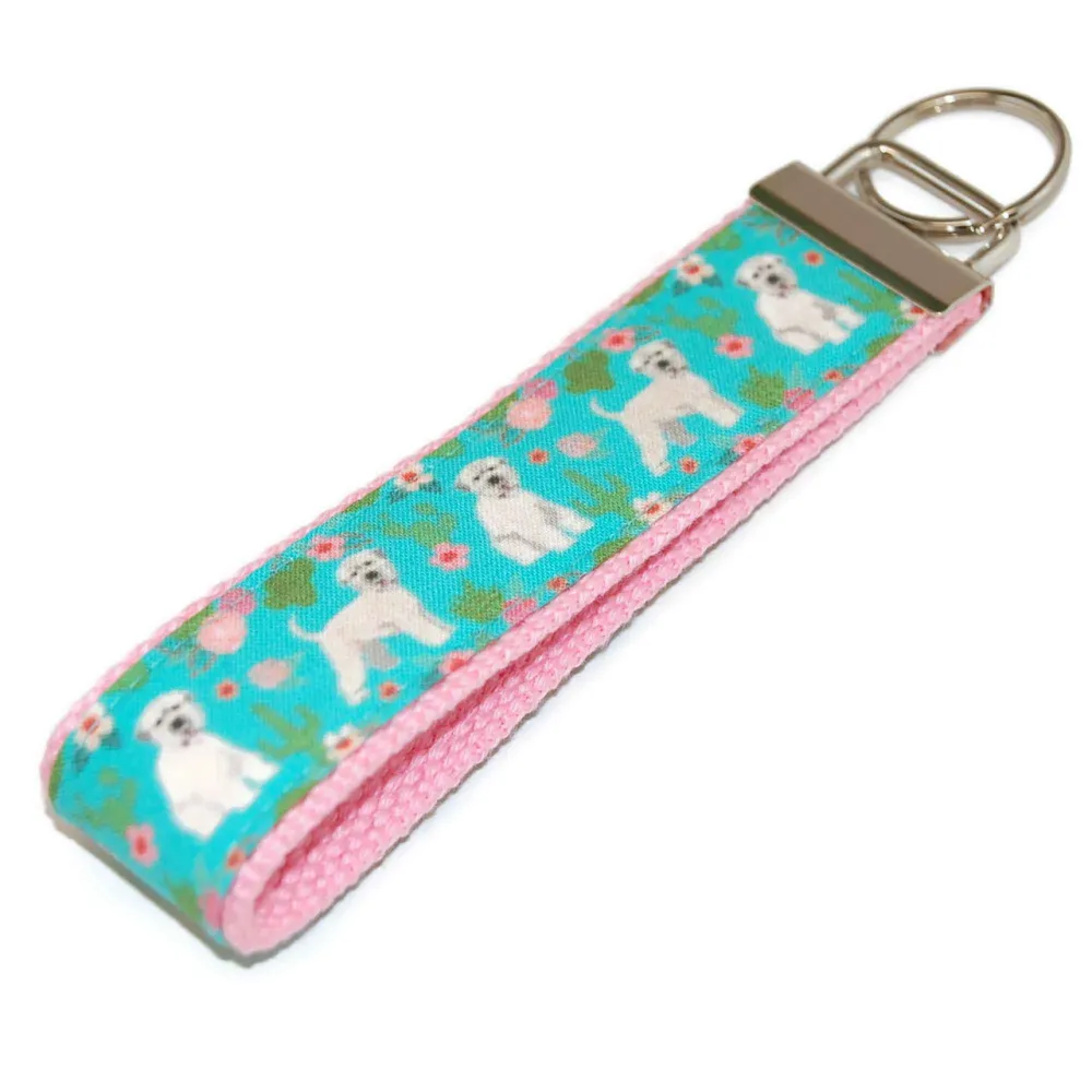 Wheaten Floral Everyday Keychain