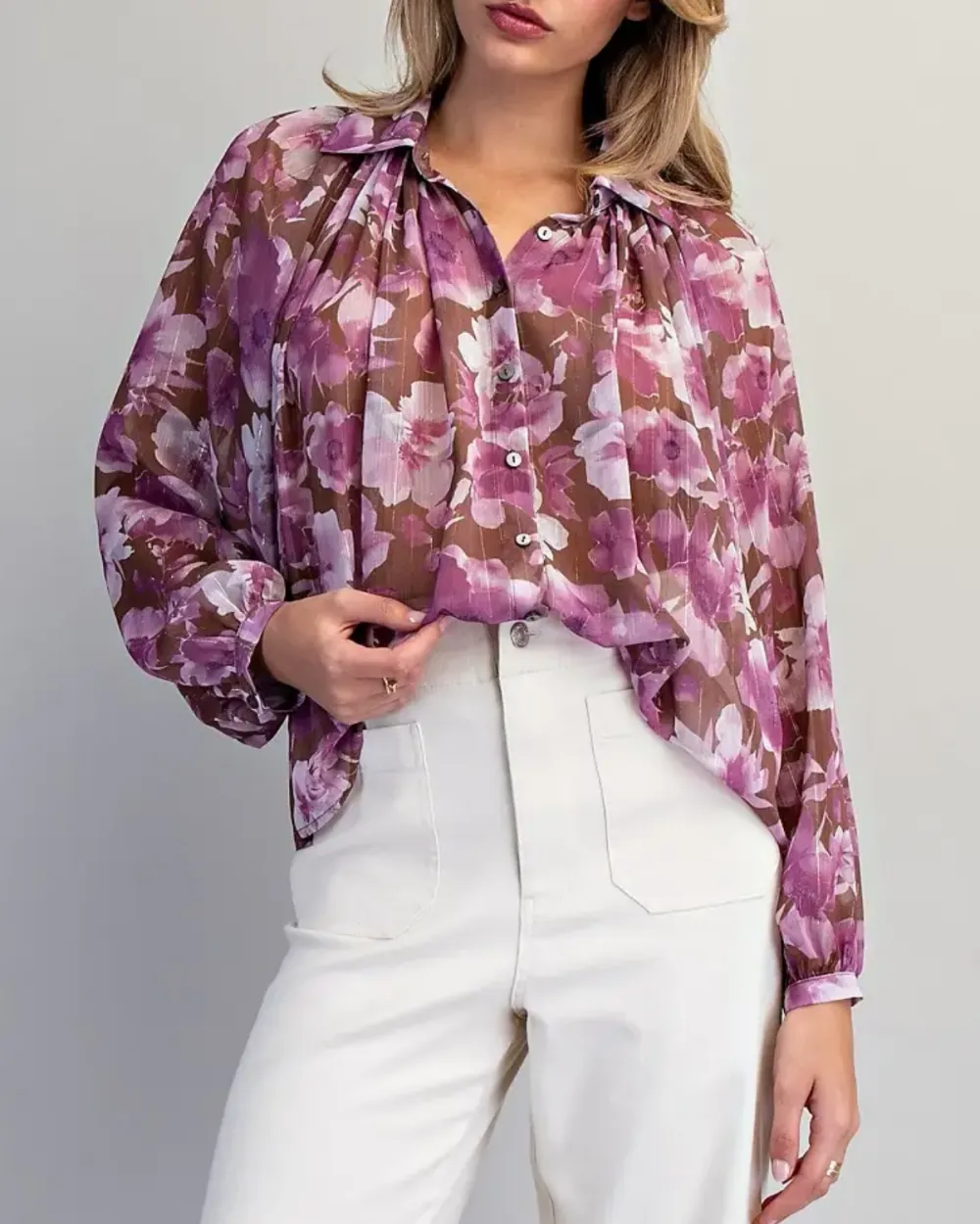 Floral Print Blouse