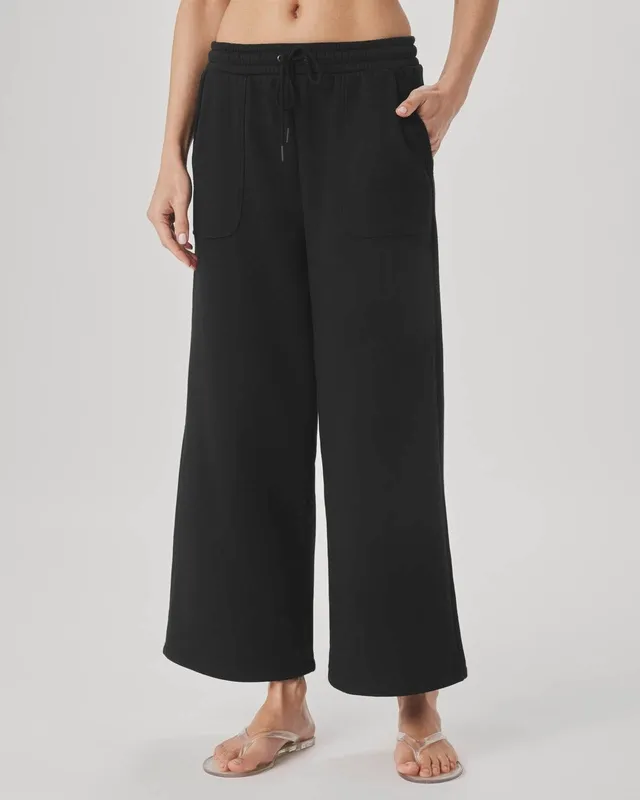 Textured Sweatpant Jogger Pants