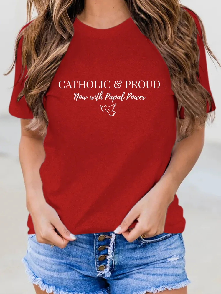 Religious-Themed Short-Sleeved T-Shirts