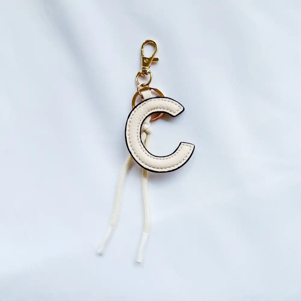 Initial Bag Charm