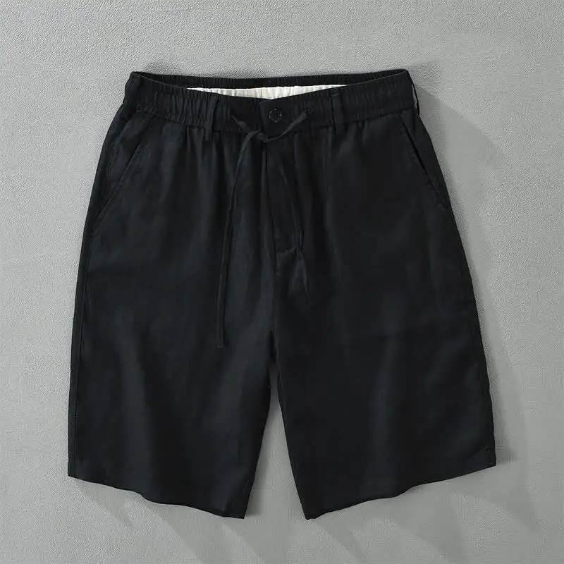 Drawstring Pocketed Shorts