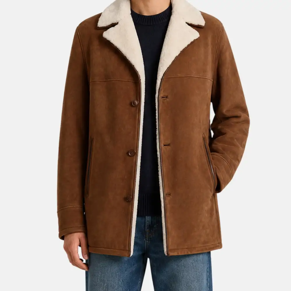 Shearling Classic Pea Coat