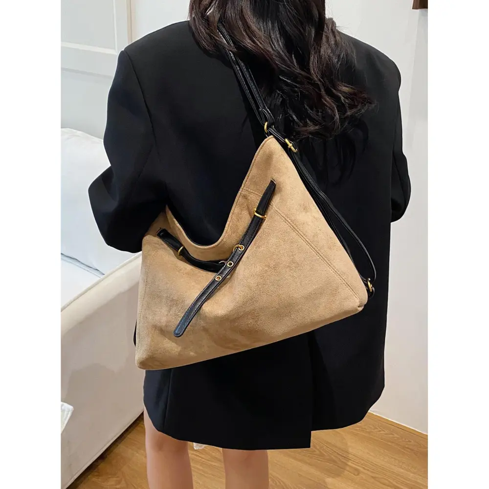 Suede Hobo Bag