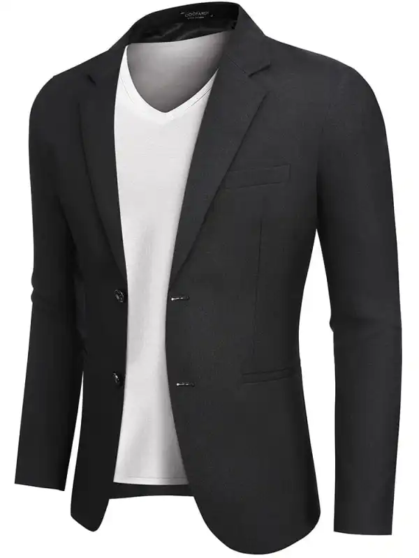 Classic Two Button Suit Jacket