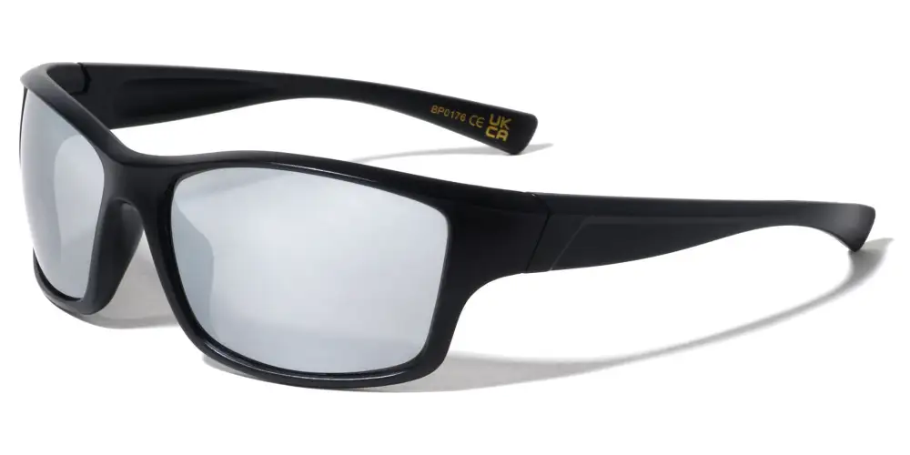Polished Sport Wrap Sunglasses
