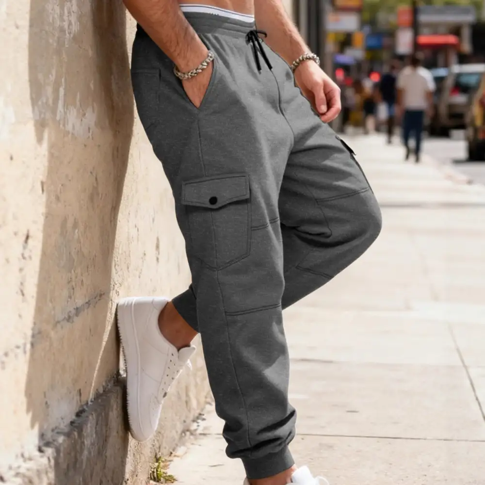 Men's Casual Jogging Pants Cargo Pockets Cargo Pants