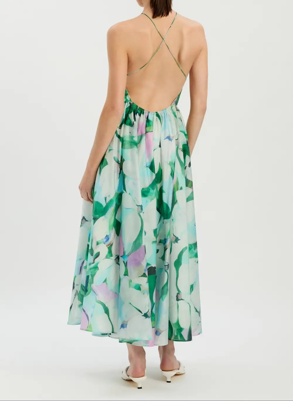 Halter Neck Maxi Easy Fit Dress