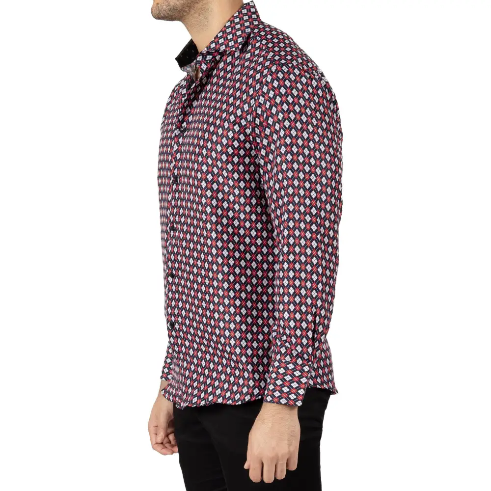 Street Button Up Dress Shirt