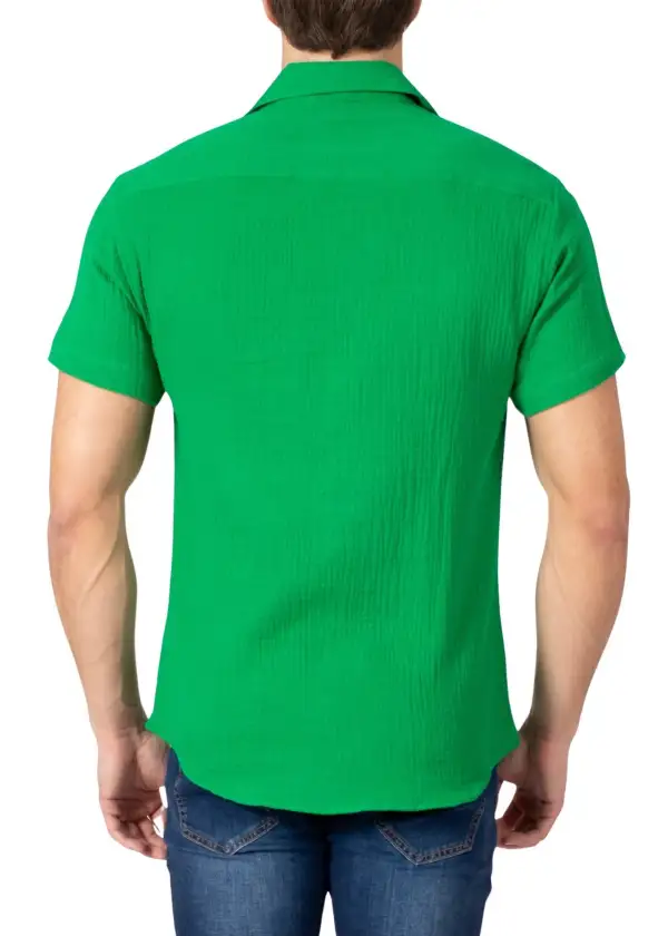 Tonal Short Sleeve Dress Shirt