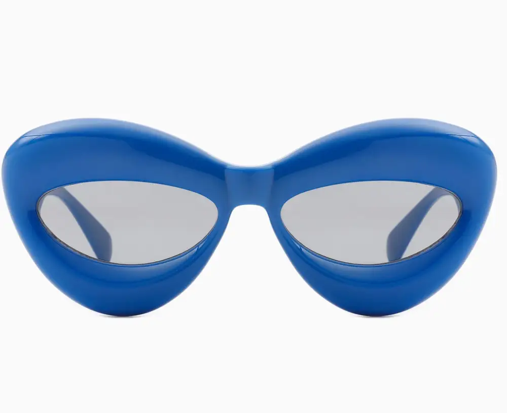 Oversized Unique Shape Retro Sunglasses