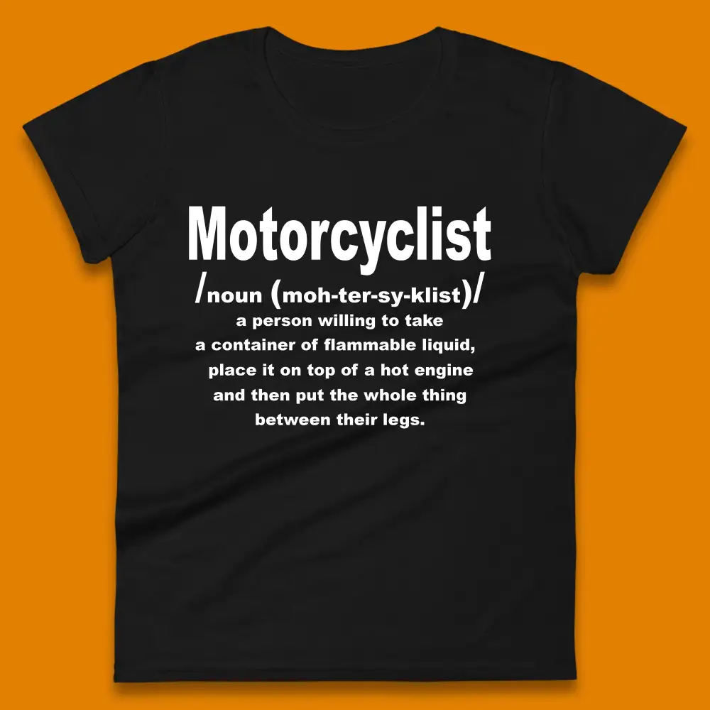 Motorcyclist Meaning Graphic Tee