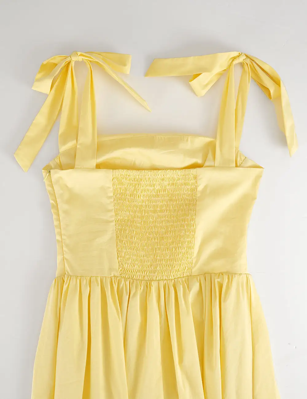Elegant Square Neck Strap Shoulder Midi Dress
