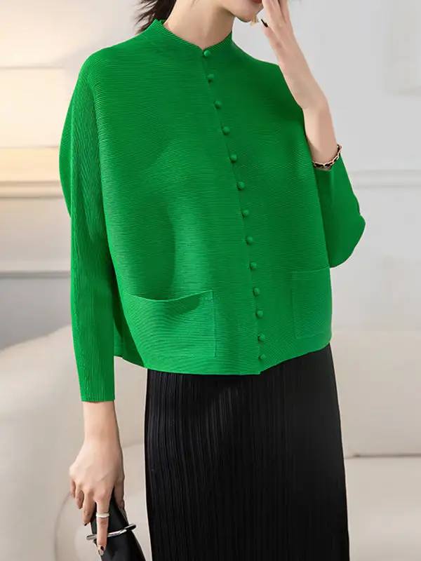 Button Front Jacket Versatile