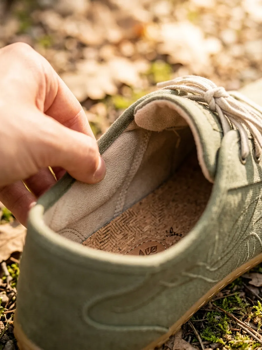 Trail-Inspired Leaf Graphic Profile Unisex Barefoot Shoes