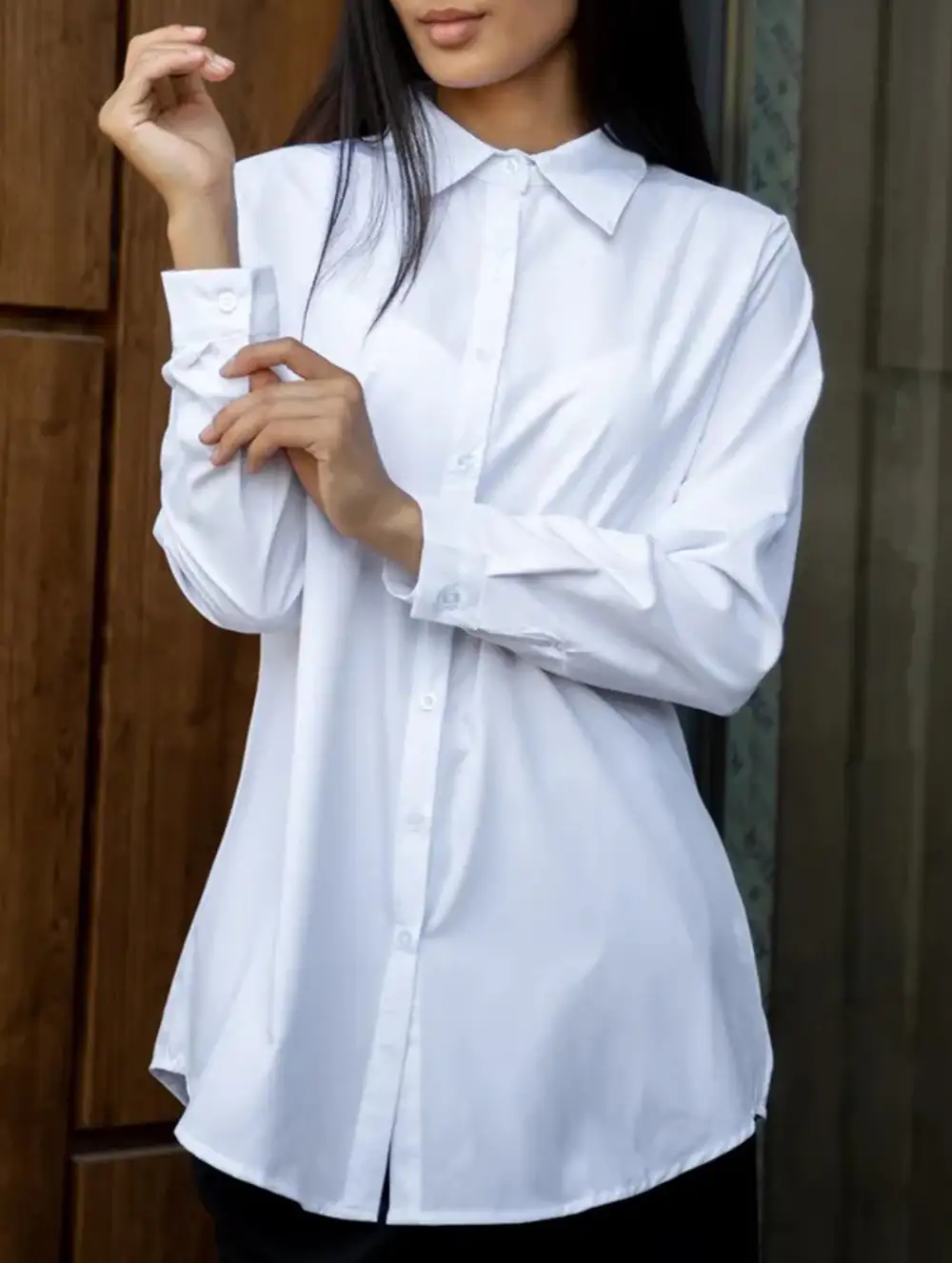 Polo Button Blouse