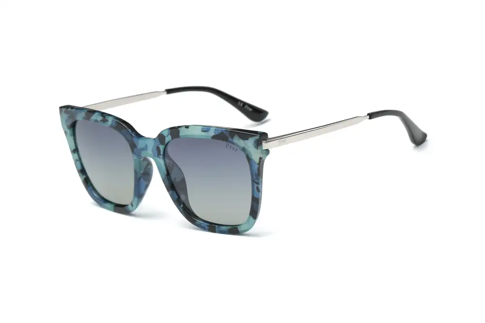 Polarized Square Cat-Eye Sunglasses