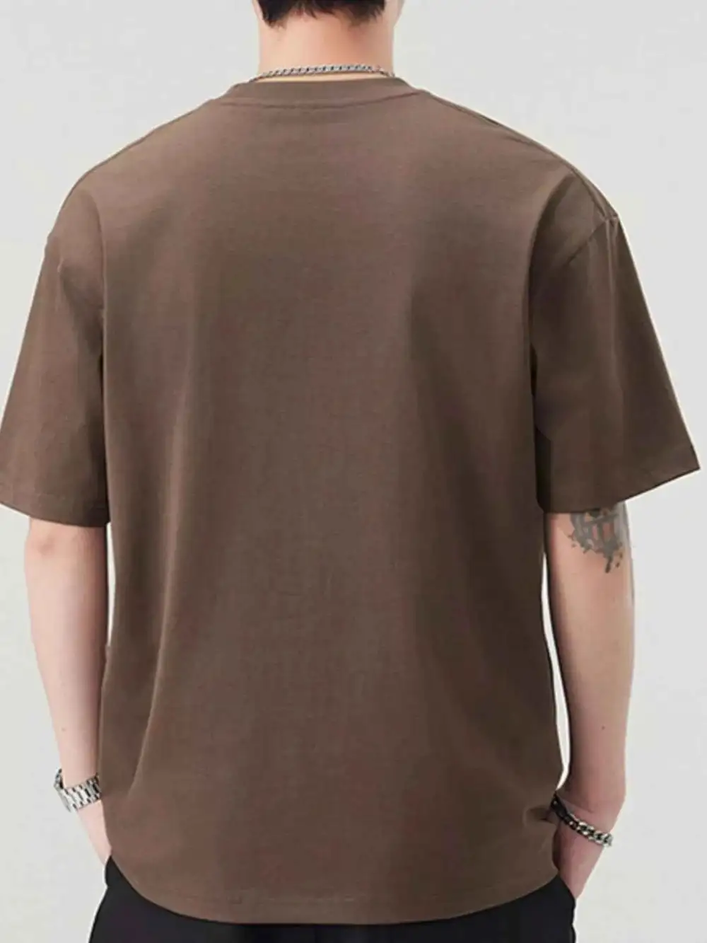Round Neck Letter Graphic T-Shirt