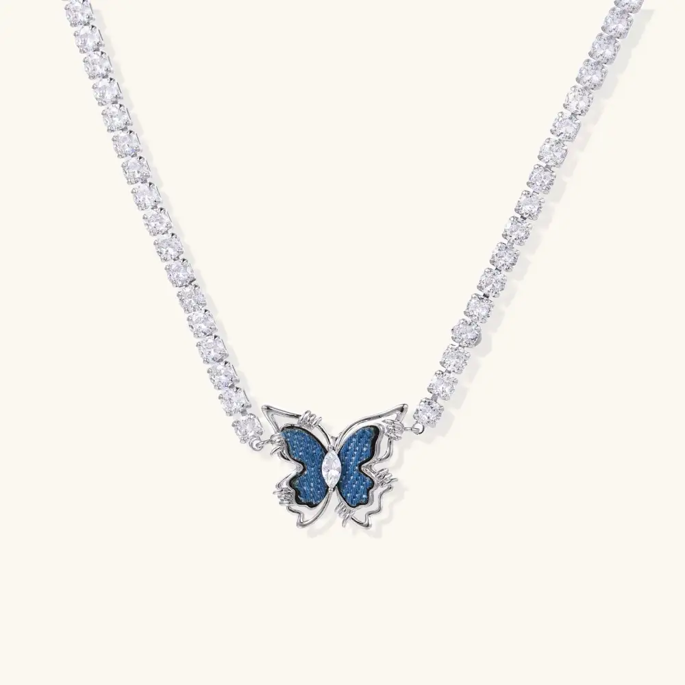 Butterfly Dreams Tennis Necklace