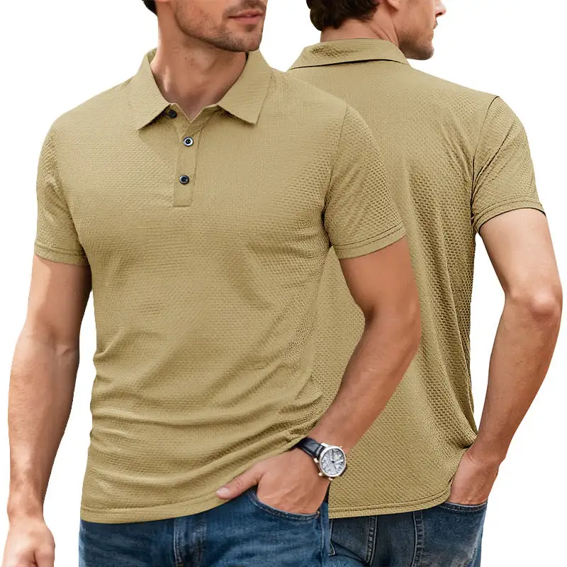 Jacquard Slim Fit Polo Shirt