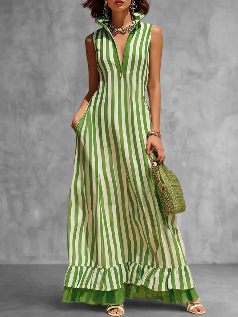 Ruffled Maxi Dress