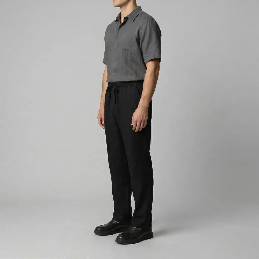 Lightweight Linen Slim Fit Pants