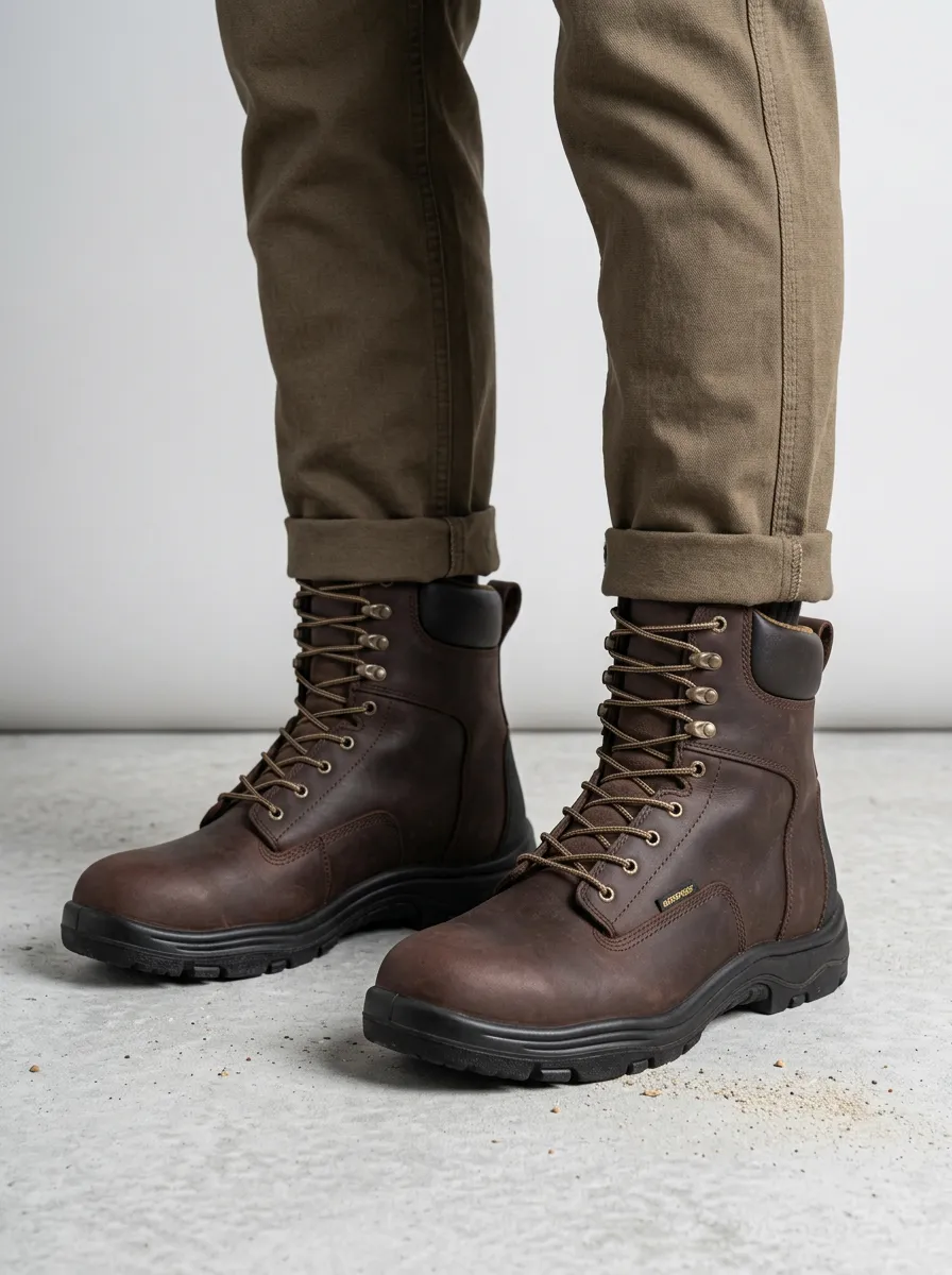 Men's Waterproof Construction Work Boots