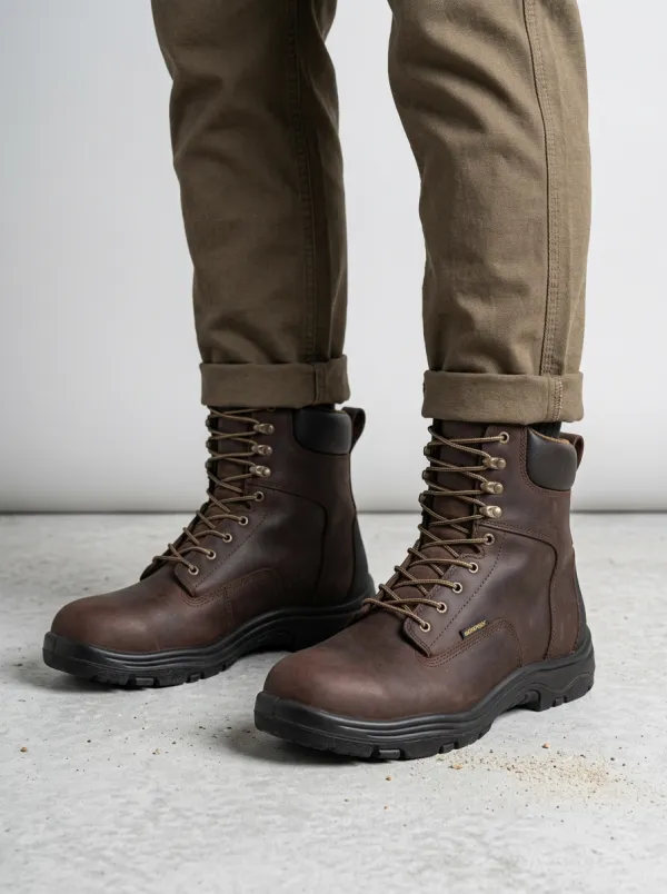 Men's Waterproof Construction Work Boots