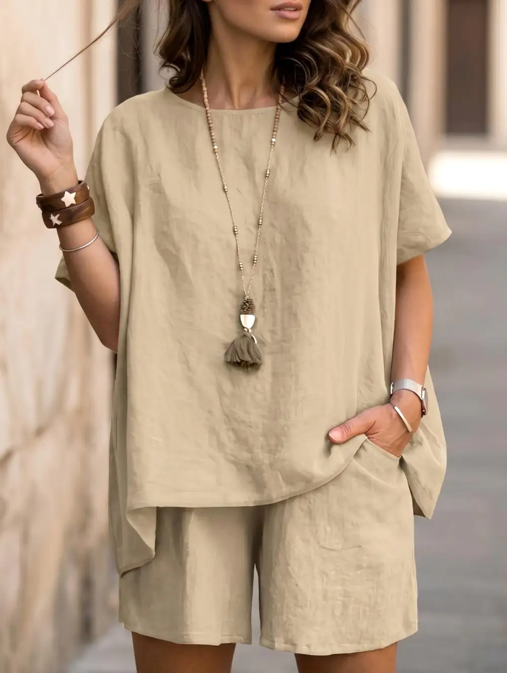 Short Sleeve Top Set