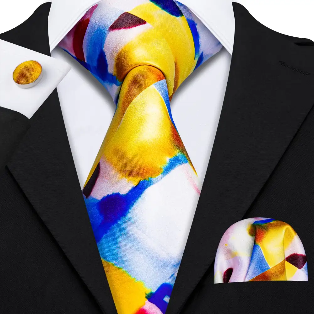 Elegant Silk Necktie Set