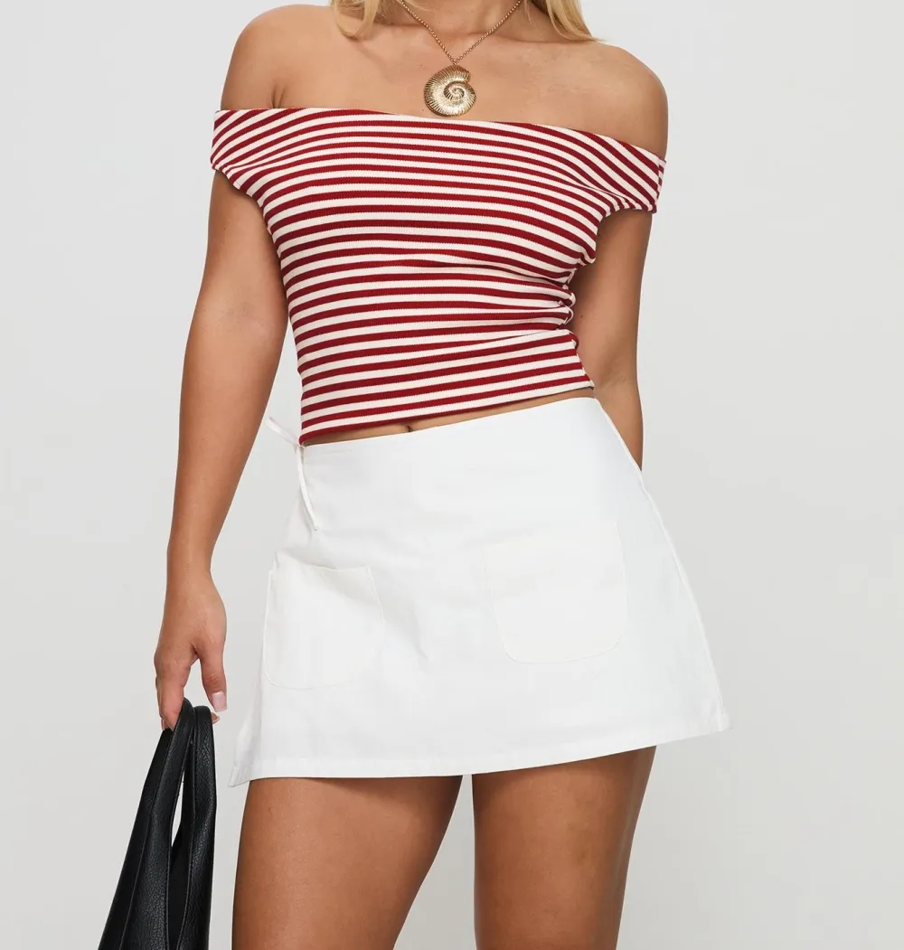 White Wrap Skort
