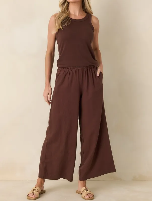 Chocolate Brown Airy Tank