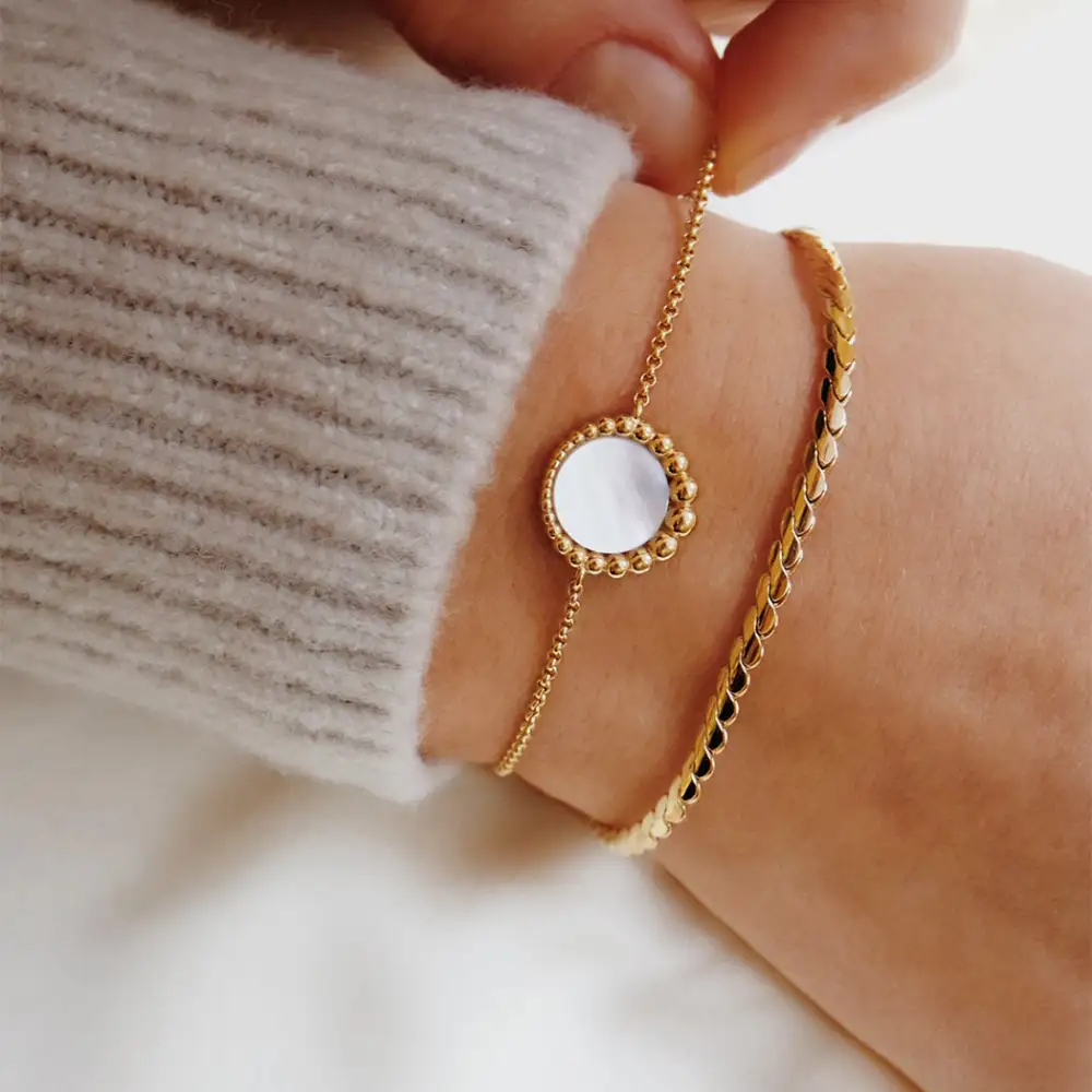 Pearl Eye Beaded Bracelet