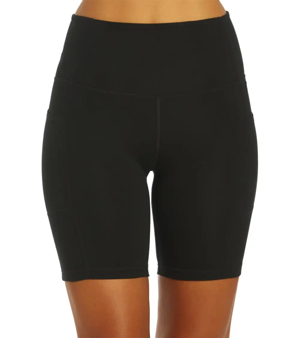 Dual Pocket High Rise Yoga Shorts